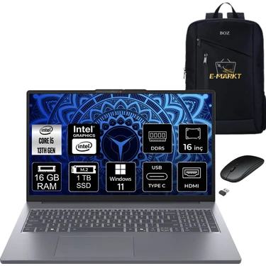 Lenovo Ideapad Slim 3 16IRH10 Intel Core I5 13420H 16GB Ram 1tb SSD Windows 11 Pro 16" Fhd