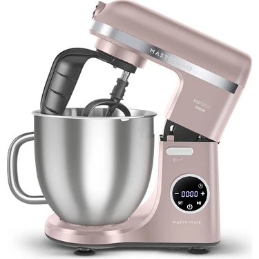 Karaca Mastermaid Chef Ultra D2000W Dijital Ekranlı Hamur Yoğurma Makinesi Rosegold
