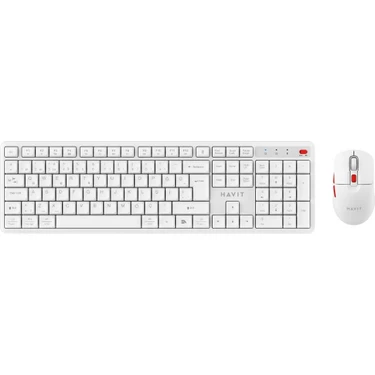 Havit KB261WB Kablosuz Klavye Mouse Seti – Türkçe Q, Ultra Sessiz