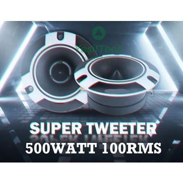 Wondex Doom Tweeter 10CM 500WATT 100RMS Kalın Mıknatıslı Fiyatı