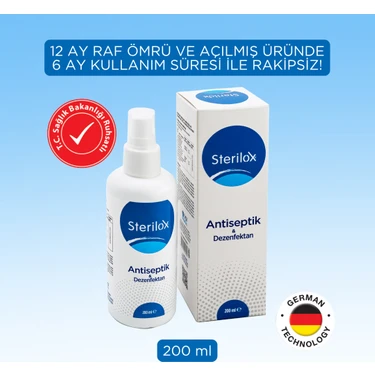Sterilox Antiseptik & Dezenfektan 200