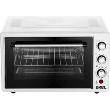Akel AF930LT Termostatlı Saatli Lambalı Turbo Fanlı Midi Fırın - Beyaz - 45