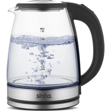 Sinbo Kablosuz Su Isıtıcı 1,8 L Hızlı Isıtma ve Şık Tasarım ile Mutfak