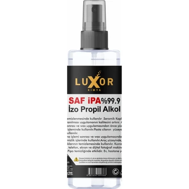 Luxor Kimya İzopropil Alkol %99.9 Saf İpa Yüzey Temizleyici 195