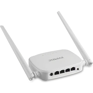 Everest EWR-301 Kablosuz-N WPS+WISP+WDS 300 Mbps  Access