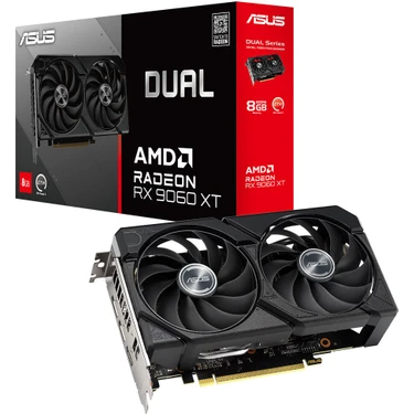 Asus Dual Radeon RX 9060 XT DUAL-RX9060XT-8G 8GB GDDR6 128 Bit Ekran
