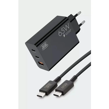 Subzero SG88 65W USB + Pd + Pd Girişli Süper Fast Type-C Şarj