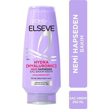 Elseve Hydra Nemi Hapseden Saç Bakım Kremi 250