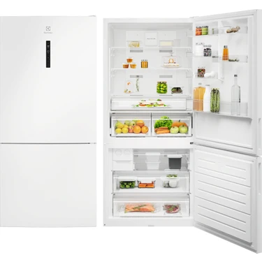 Electrolux LNT7MD58W Twintech No-Frost 588 Lt 84 cm Alttan Donduruculu Buzdolabı D Enerji Sınıfı