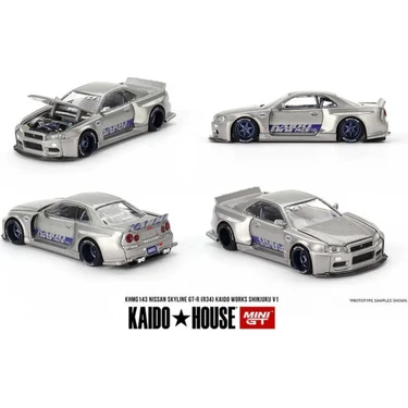 Mini GT Kaido House Nissan Skyline Gt-R (R34) 1/64 Ölçek Fiyatı