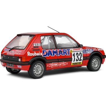Miniature Solido 1/18 – Peugeot 205 GTI Loix, RMC 2004 (métal, Occasion)