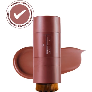 Bronzaura | Güneş Altında Kullanılan Yoğun Bronzlaştırıcı Fırçalı Stick | Kakao Jojoba Havuç Yağı