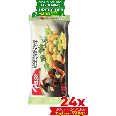 Paşa Kuruyemiş Mısır Soslu Yer Fıstığı 30 gr x 24 Adet 720