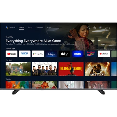 Vestel 65UA9540 65'' 164 Ekran Uydu Alıcılı 4K Ultra HD Android Smart LED
