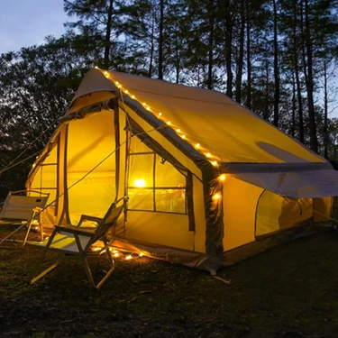 Campfit Şişme Çadır – 300×210×190 cm 6m2 4-5 Kişilik Şişme Çadır
