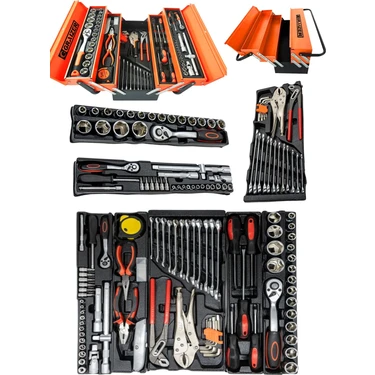 Profesyonel 81 Parça-5 Göz Dolu Katlanır Takım Çantası Fiyatı