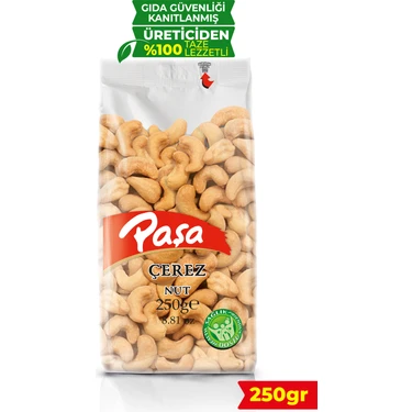 Paşa Kuruyemiş Kavrulmuş Kaju 250 gr (Tuzlu Kaju