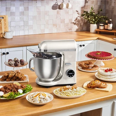 Karaca Mastermaid Chef Ultra D2000W Dijital Ekranlı Hamur Yoğurma Makinesi Starlight