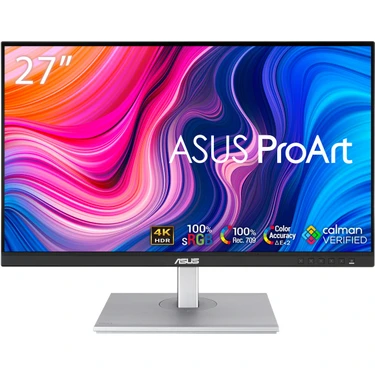 Asus 27" ProArt IPS Monitör 4K UHD (3840-2160) 100 Hz Yenileme Hızı ve Geniş Görüş Açısı