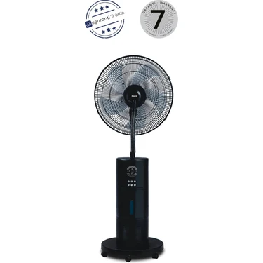 Raks SF18 Oli 110W Buharlı Ayaklı Vantilatör 5 Kollu Pervane ile Geniş Salınım