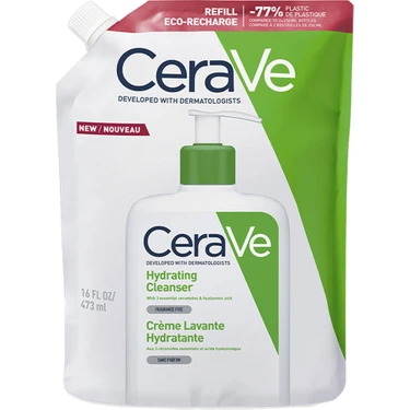 Cerave Nemlendiren Temizleyici Jel 473 ml Tüm Cilt Tipleri İçin Hyaluronik Asit