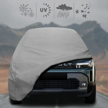 Renault Duster (2024 - ) Oto Branda Su Geçirmez Miflonlu Araba Brandası Klipsli Araba