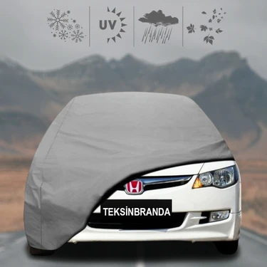Honda Civic Sedan (2006 - 2012) Oto Branda Su Geçirmez Miflonlu Araba Brandası Klipsli Araba