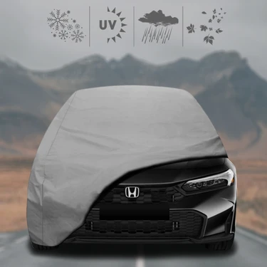 Honda Civic (2021 - ) Oto Branda Su Geçirmez Miflonlu Araba Brandası Klipsli Araba