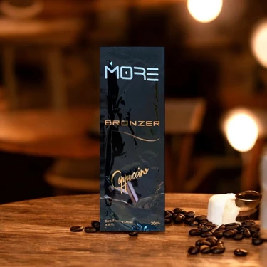 More Bronzlaştırıcı Krem Cappuccino Kokulu SPF 10 Yoğun Bronzluk 20 ml Tüm Ciltler
