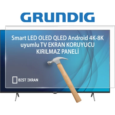 Best Ekran Grundig 65" inç 165 Ekran Smart LED OLED QLED Android 4K-8K Televizyon Tv Ekran