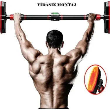 Yeni  72-95CM Kapı Barı Koridor Barfiksi Barfix Spor Aleti Demiri Barfiks Çubuğu Yeni