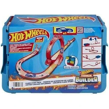 Hot Wheels Alev Temalı Akrobasi Seti HMC04 16 Yol Yapım Parçası ve 1 Oyuncak