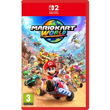 Nintendo Switch Mario Kart World Switch 2 Yarış Oyunu Genel Yaş Grubu İçin