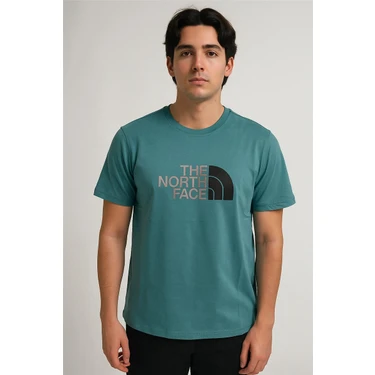 The North Face Trend Kapında The North Face Bisiklet Yaka Tshirt