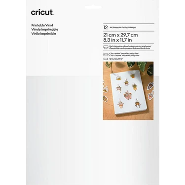 Crıcut 2010362  Prıntable Vinil 21.5X28CM 12Lİ Paket