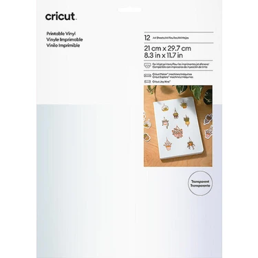 Crıcut 2010363 Prıntable Vinil 21.5X28CM 12Lİ Paket