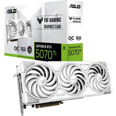 Asus TUF-RTX5070TI-O16G-WHITE-GAMING-NVIDIA-GEFORCE-RTX 5070 TI-16GB