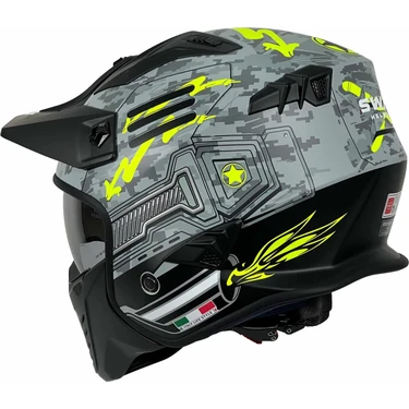 Sway Sw X2 Tokyo Trooper Çene Çıkarılır Moduler Kask Fiyatı