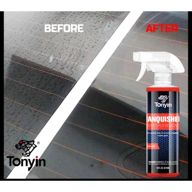TONYİN Water Spot Remover – Oto Cam, Boya ve Metal Yüzeylerde Kireç Sökücü