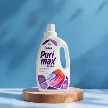 Silva Purimax Sıvı Çamaşır Deterjanı 1500 ml Ultra Konsantre Doğal Formül ile 30