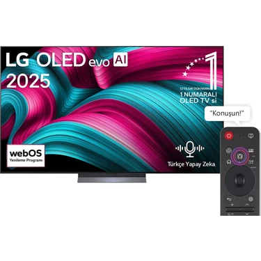 LG OLED77C54LA 77'' 195 Ekran Uydu Alıcılı 4K Ultra HD Smart webOS OLED Evo