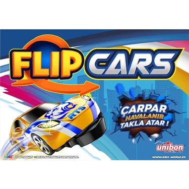 Unibon Kidz World Flip Cars Metal Araba 1 Parça Işıksız Düz Fiyatı