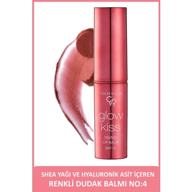 Golden Rose Glow Kiss Tinted Lip Balm Peach Shake Dudak Nemlendiricisi No: