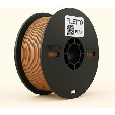 Filetto PLA+ 3D Filament – 1.75mm – 1KG – AMS Uyumlu - SÜTLÜ KAHVE