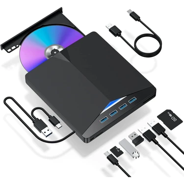 Valkyrie Harici CD DVD Rom Yazıcı Okuyucu USB 3.0 Hub Fiyatı