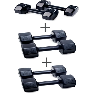 Ps Spor 3 Set Dambıl ( 1 kg x 2 Ad 3 kg x 2 Ad 5 kg x 2 Ad