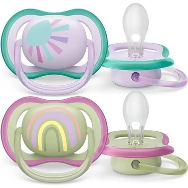 Philips Avent Ultra Air Emzik 0-6 Ay,  2'li Paket, Kız,
