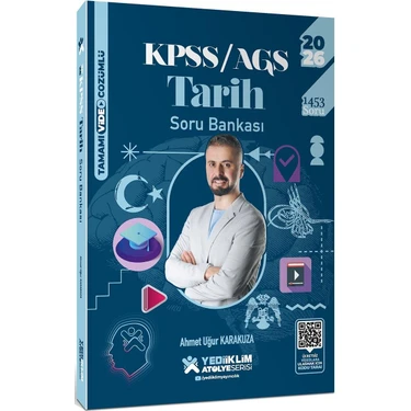 Yediiklim Yayınları 2026 Kpss Ags Atölye Serisi Genel Kültür Tarih Tamamı Video Çözümlü Soru