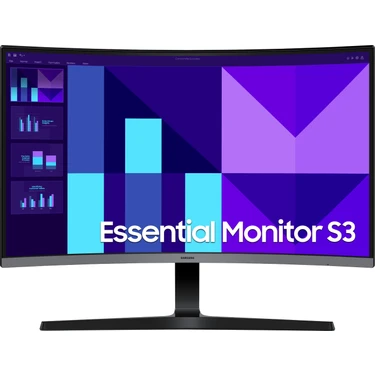 Samsung Samsung 27" Essential S3 Full Hd Monitör Siyah
