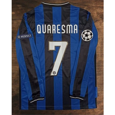 Inter Quaresma Uzun Kollu Yetişkin Forması Mavi
